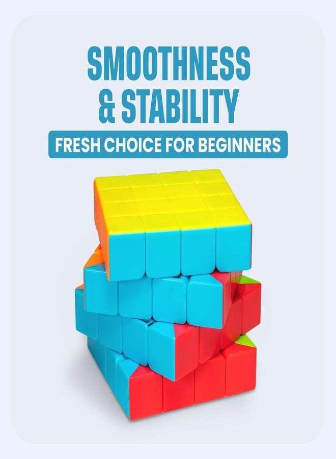 Cubelelo Drift 4x4 Stickerless Cube Puzzle Toy | Combines Smoothness, Stability & Durability | 4x4x4 Speedcube for Beginners| Suitable for Kids Ages 6 to 14 Years Old, Boys, Girls & Adults - Image 5